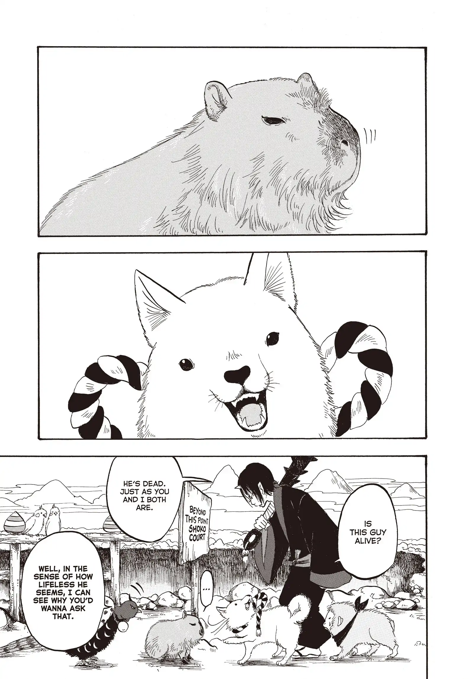 Hozuki&#39;s Coolheadedness (Official)-Volume 16 Chapter 133
           : ANIMALS NEVER FORGET ONE&#39;S KINDNESS