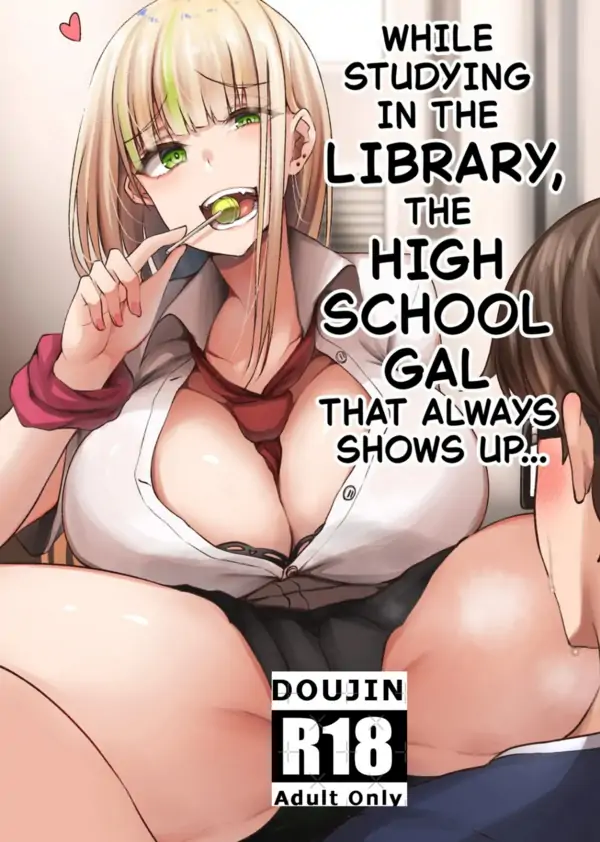 While Studying in the Library, the High School Gal That Always Shows Up